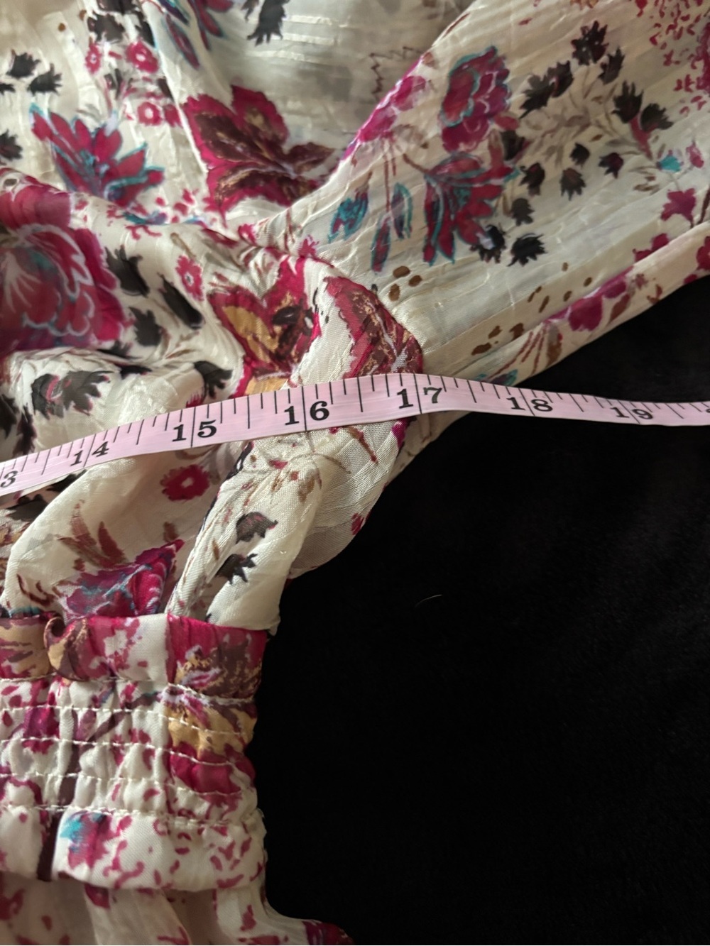 Free People Closer to the Heart Mini Dress Floral Tiered Ruffle Long Sleeve Boho - Picture 13 of 13